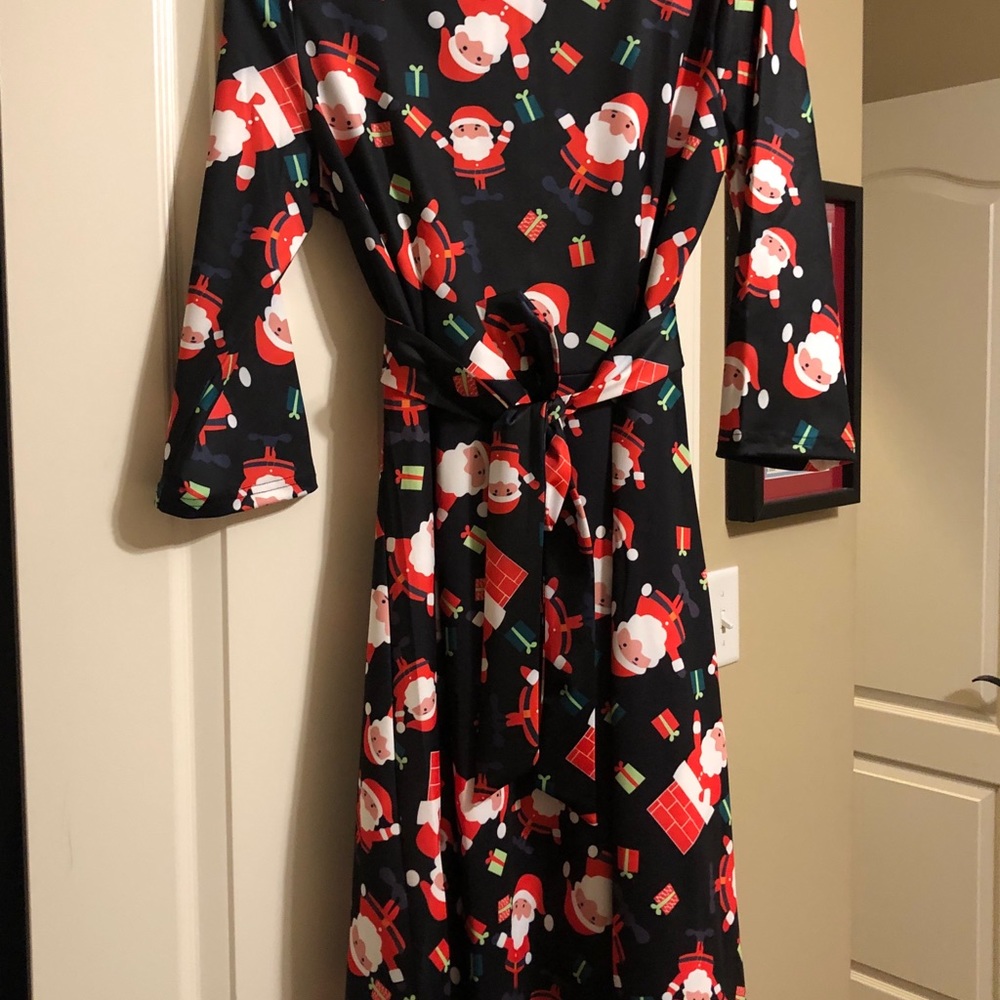 Christmas Dress. Ouges Santa Claus Dress, Large - image 8